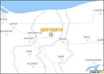 map of Wentworth