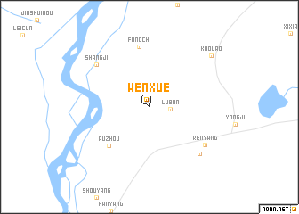 map of Wenxue