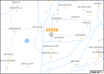 map of Weona