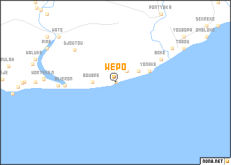 map of Wépo