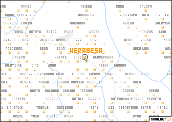 map of Werabēsa