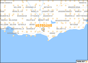 map of Weraduwa