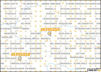map of Weragoda