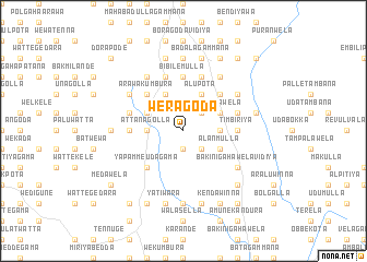 map of Weragoda