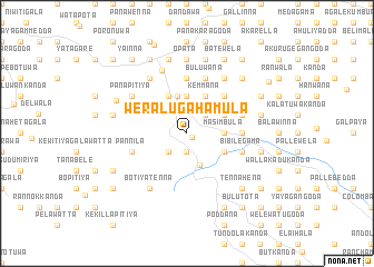 map of Weralugahamula