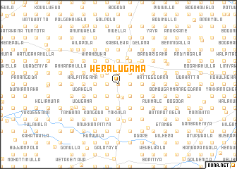 map of Weralugama