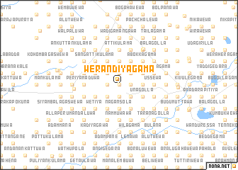 map of Werandiyagama