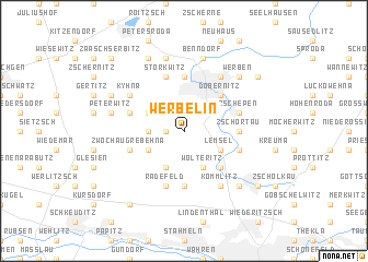 map of Werbelin