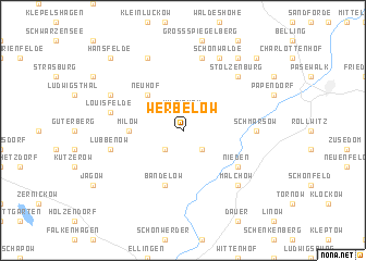 map of Werbelow