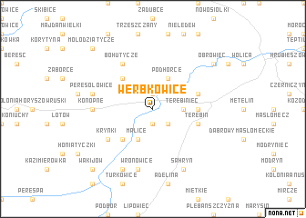 map of Werbkowice