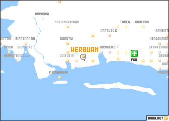 map of Werbuam