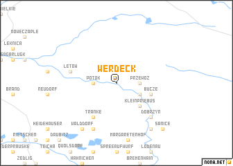 map of Werdeck