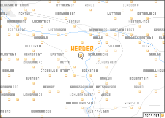 map of Werder