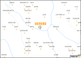 map of Werebo