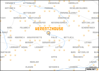 map of Werentzhouse
