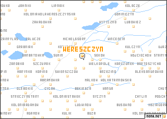 map of Wereszczyn