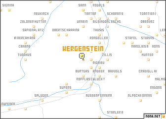 map of Wergenstein