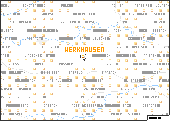 map of Werkhausen