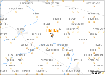 map of Werle