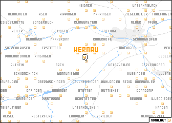 map of Wernau