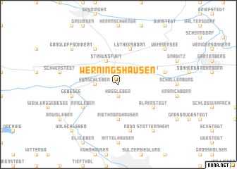map of Werningshausen