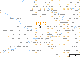 map of Werning