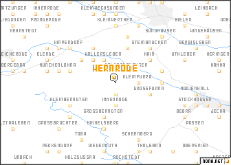 map of Wernrode