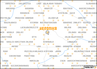 map of Weronika