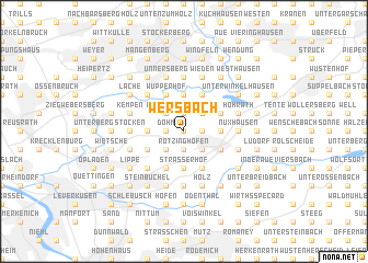 map of Wersbach