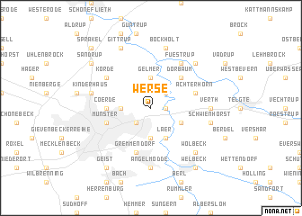 map of Werse