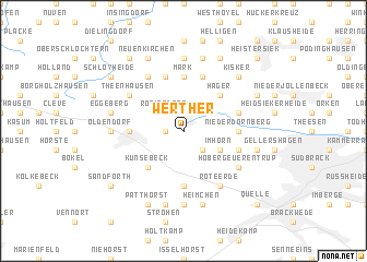 map of Werther