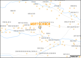 map of Wertschach