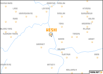 map of Weshi