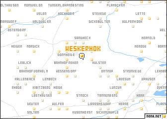 map of Weskerhok