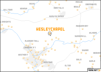 map of Wesley Chapel