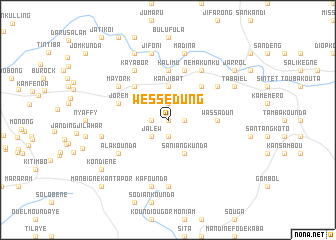 map of Wessedung