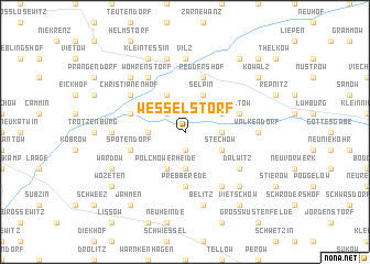 map of Wesselstorf