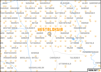 map of West Alokdia