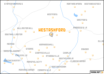 map of West Ashford