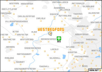 map of West Bedford