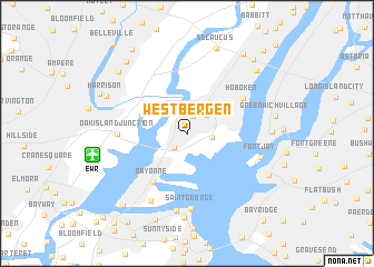 map of West Bergen