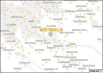 map of West Berlin