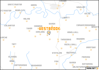 map of Westbrook
