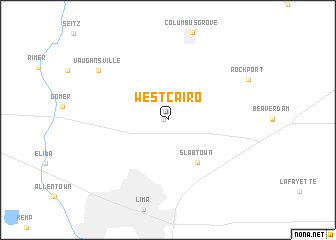 map of West Cairo