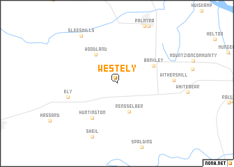 map of West Ely