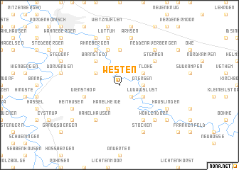 map of Westen