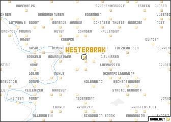 map of Westerbrak