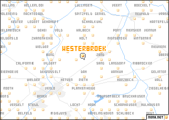 map of Westerbroek