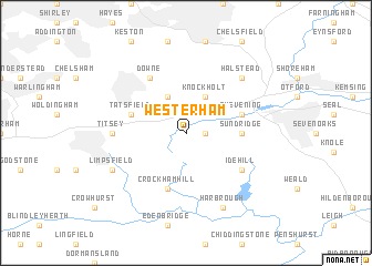 map of Westerham