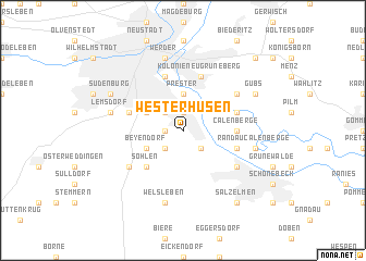 map of Westerhüsen